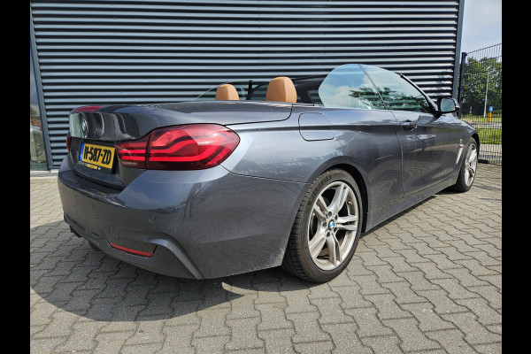 BMW 4 Serie Cabrio 420i High M Sport Edition 184pk Dealer O.H | Lederen Sportstoelen Memory | Navi Pro | Virtual Cockpit | DAB | Stuur / Stoelverwarming | LED | 18"L.M |