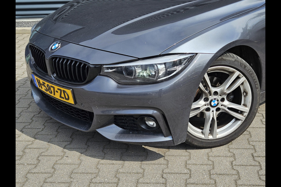 BMW 4 Serie Cabrio 420i High M Sport Edition 184pk Dealer O.H | Lederen Sportstoelen Memory | Navi Pro | Virtual Cockpit | DAB | Stuur / Stoelverwarming | LED | 18"L.M |