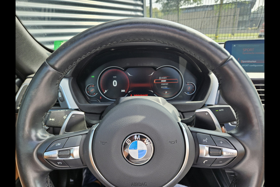 BMW 4 Serie Cabrio 420i High M Sport Edition 184pk Dealer O.H | Lederen Sportstoelen Memory | Navi Pro | Virtual Cockpit | DAB | Stuur / Stoelverwarming | LED | 18"L.M |