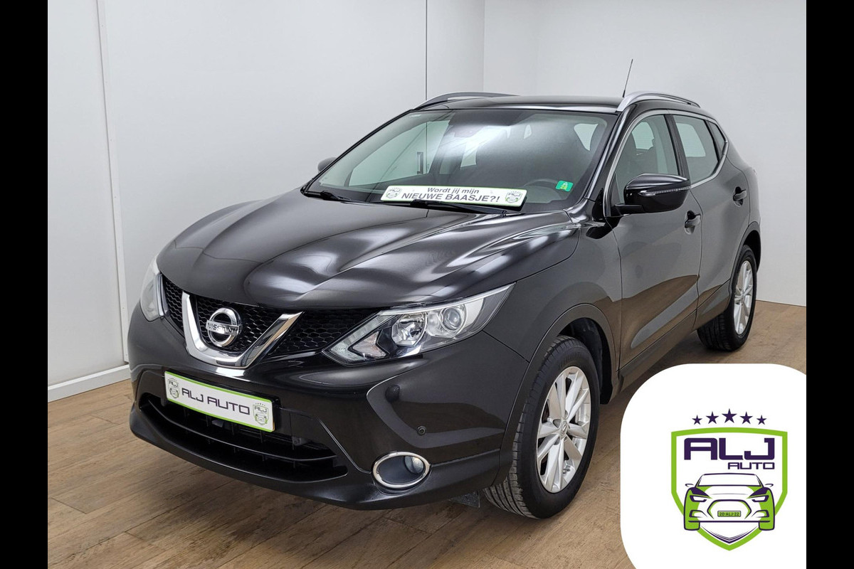 Nissan QASHQAI 1.2 Acenta | Trekhaak | Panoramadak | Parkeercamera | Pdc voor en achter | 5 zits | Radio met bluetooth | Bovag