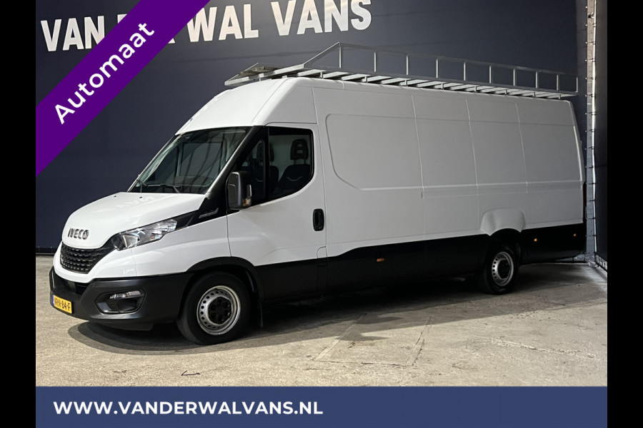 Iveco Daily 35S16V 160pk Automaat 3500kg Trekhaak L3H2 Euro6 Airco | Imperiaal | Parkeersensoren | trap, Bijrijdersbank