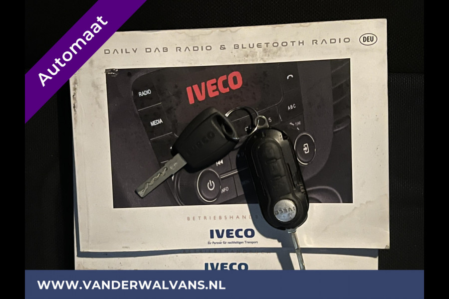 Iveco Daily 35S16V 160pk Automaat 3500kg Trekhaak L3H2 Euro6 Airco | Imperiaal | Parkeersensoren | trap, Bijrijdersbank