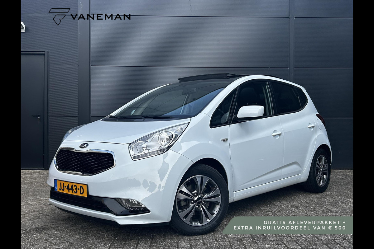 Kia Venga 1.4 CVVT DynamicPLusLine | Panoramdak | Camera | Navi | H-Leder | Trekhaak | 16" Velgen | PDC | Cruise | LED |