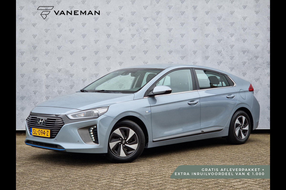 Hyundai IONIQ 1.6 GDi Automaat | Camera | Navi | Clima | Infinity Audio | Apple CarPlay/Android Auto | 16" Velgen | Licht-/Regensensor | PDC | Cruise | LED |