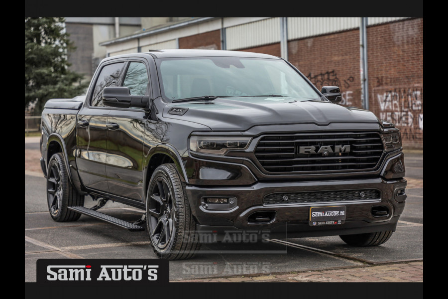 Dodge Ram 1500 BLACK OPS LONGHORN | ALL-IN PRIJS | HUD & VIRTUAL | PRIJS MET LPG + HEAD UP ADG + DEKSEL + PANORAMADAK GWJ + LUCHTVERING SE CREW CAB | DUBBELE CABINE | 5,7L V8 HEMI 402 PK 4X4 | 5 PERSOONS | GRIJSKENTEKEN | VOORRAAD NR 2204 - 9644