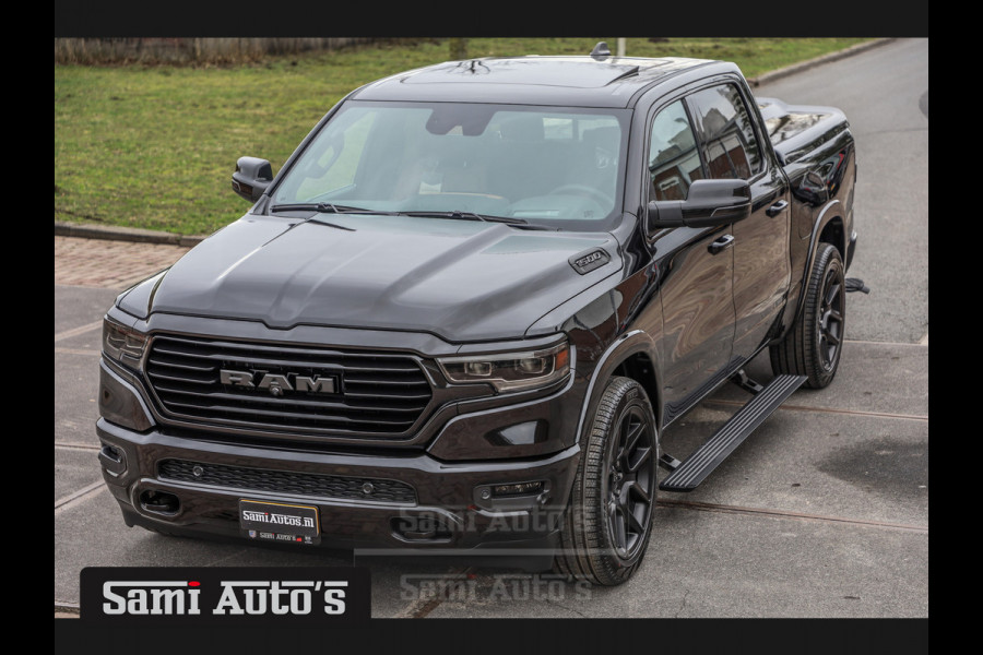 Dodge Ram 1500 BLACK OPS LONGHORN | ALL-IN PRIJS | HUD & VIRTUAL | PRIJS MET LPG + HEAD UP ADG + DEKSEL + PANORAMADAK GWJ + LUCHTVERING SE CREW CAB | DUBBELE CABINE | 5,7L V8 HEMI 402 PK 4X4 | 5 PERSOONS | GRIJSKENTEKEN | VOORRAAD NR 2204 - 9644