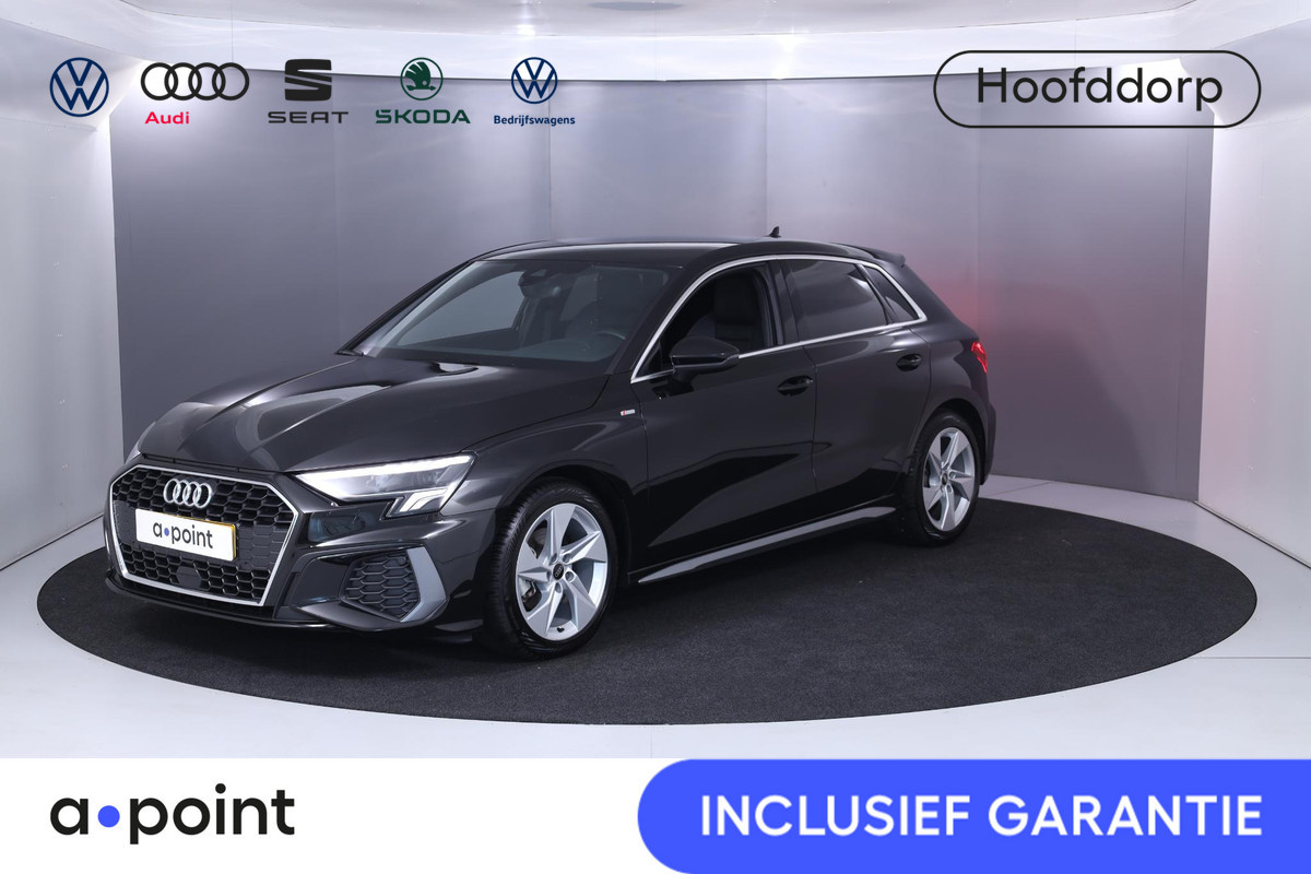 Audi A3 Sportback 30 TFSI S-line 110 pk S-tronic | Private lease vanaf € 578,- pm | Verlengde garantie | Navigatie | Parkeersensoren achter | Cruise control | Autom. airco |