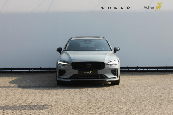 Volvo V60 2.0 T6 Recharge AWD Plus Dark Panoramisch schuif-kanteldak / 20" lichtmetalen velgen / Exterieur styling pakket / Getinte ramen van de B-stijl