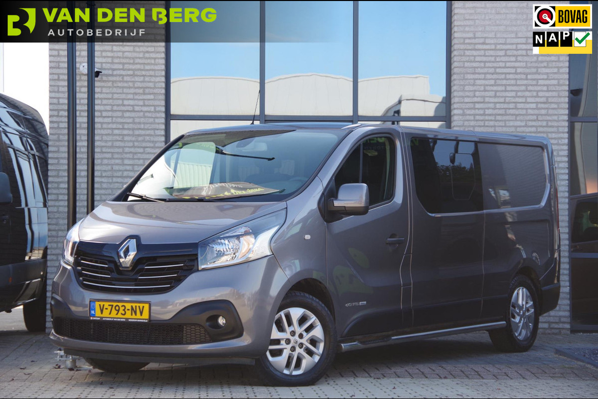 Renault Trafic 1.6 dCi T29 L2 145PK, DC-5P, TREKHAAK, CAMERA, NAVI, CRUISE, CLIMA, STOELVERWARMING, PARKEERSENSOREN DUBBELE CABINE