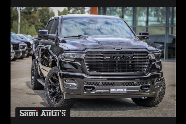 Dodge Ram 2025 LARAMIE SPORT HURRICAN 420PK 636 Nm TWIN TURBO | PRIJS MET LPG EN COVER EN GARANTIE | DUBBELE CABINE | PICK UP | 5 PERSOONS | DC | GRIJSKENTEKEN | VOORRAAD NR 2195 - 9816