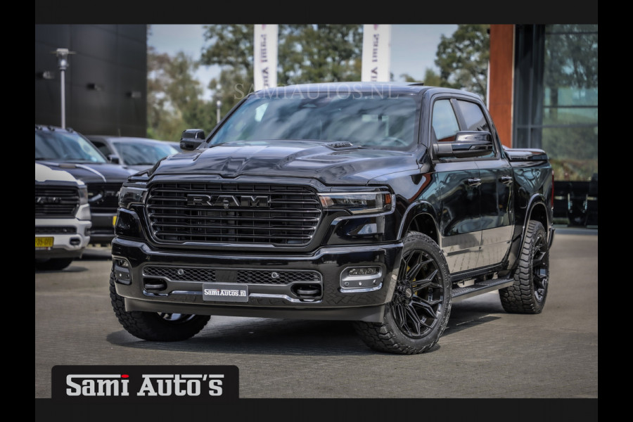 Dodge Ram 2025 LARAMIE SPORT HURRICAN 420PK 636 Nm TWIN TURBO | PRIJS MET LPG EN COVER EN GARANTIE | DUBBELE CABINE | PICK UP | 5 PERSOONS | DC | GRIJSKENTEKEN | VOORRAAD NR 2195 - 9816