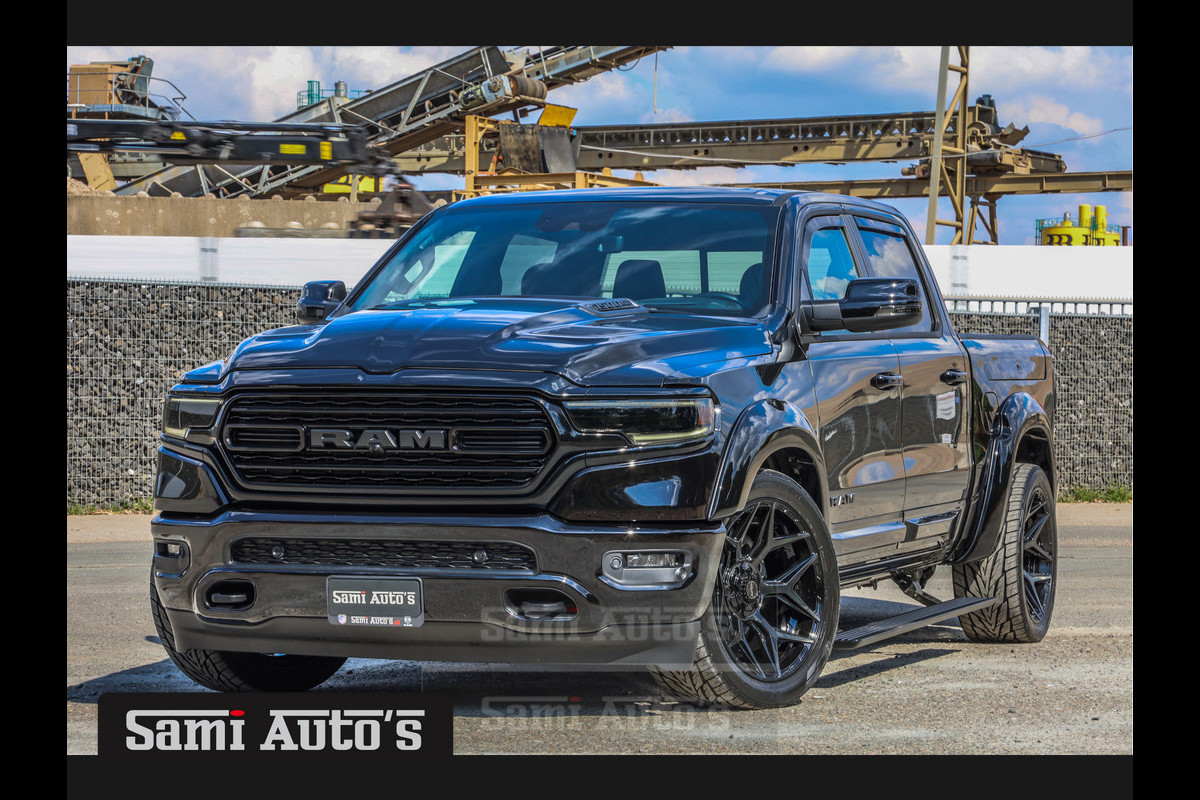 Dodge Ram 1500 BOM VOL LIMITED | 2024 | LPG | XB9 | MWK | VIRTUAL | BAKFLIP | HUD ADG | COVER | SER LUCHTVERING | MEEST VOLLE UITVOERING | 5.7 V8 HEMI 402PK | CREW CAB | DUBBELE CABINE | DC | 5 PERSOONS | GRIJSKENTEKEN BEDRIJFS AUTO | VOORRAAD NUMMER 2126 - 4614 |