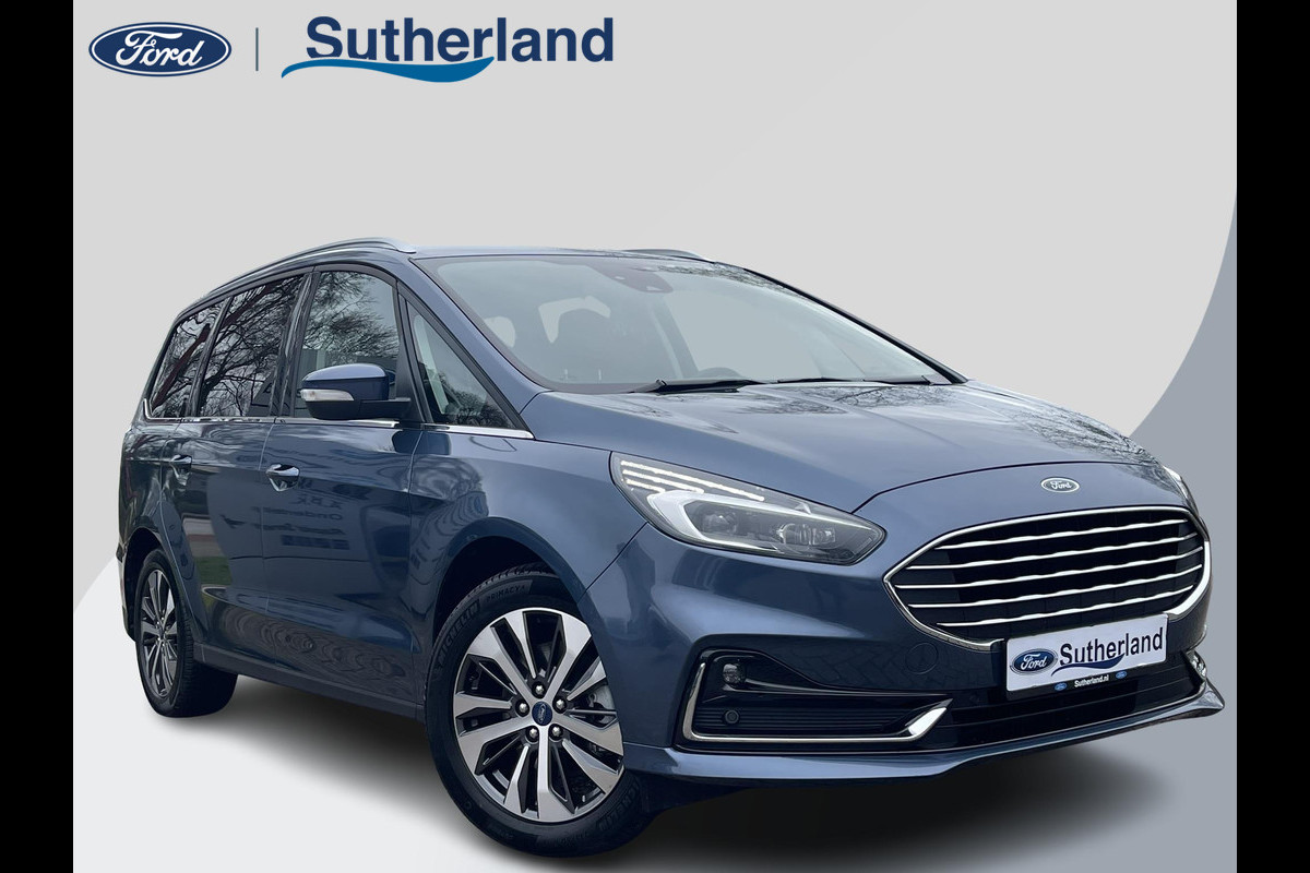 Ford Galaxy 2.5 FHEV Hybride Titanium 190pk 7 pers | NIEUW! | Adaptieve Cruise | Memory seats |  Full LEDER | LED Koplampen | Achteruitrijcamera