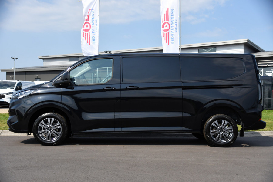 Ford Transit Custom 320 2.0 TDCI L2H1 Limited Black Edition Adaptieve Cruise, Camera, Carplay, 170PK, 2 x Schuifdeur, Multimedia, Keyless, LED,