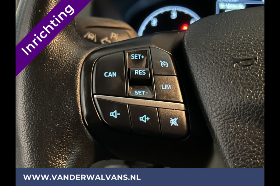 Ford Transit Custom 2.0 TDCI L1H1 inrichting Euro6 Airco | 2500kg Trekhaak | Omvormer | Cruisecontrol Parkeersensoren, Android auto, bijrijdersbank, verwarmde voorruit