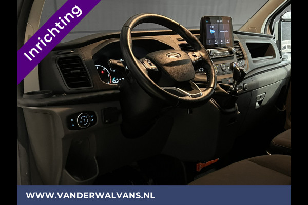 Ford Transit Custom 2.0 TDCI L1H1 inrichting Euro6 Airco | 2500kg Trekhaak | Omvormer | Cruisecontrol Parkeersensoren, Android auto, bijrijdersbank, verwarmde voorruit