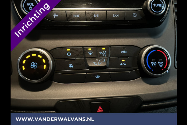 Ford Transit Custom 2.0 TDCI L1H1 inrichting Euro6 Airco | 2500kg Trekhaak | Omvormer | Cruisecontrol Parkeersensoren, Android auto, bijrijdersbank, verwarmde voorruit