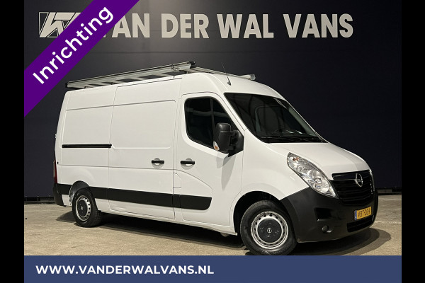 Opel Movano 2.3 CDTI BiTurbo 146pk L2H2 inrichting Euro6 Airco | 2500kg Trekhaak | Imperiaal | Omvormer | Camera Navigatie, Cruisecontrol, Parkeersensoren, Trap, Bijrijdersbank