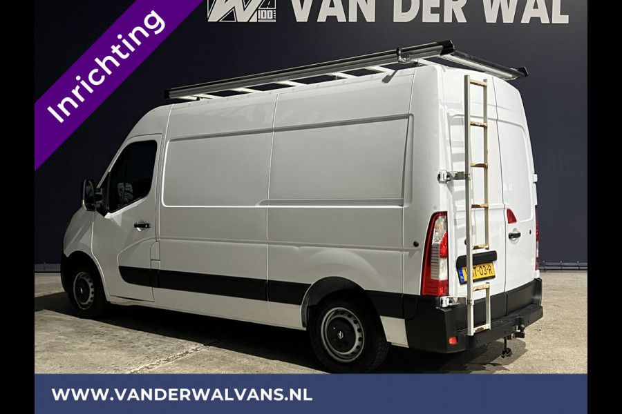 Opel Movano 2.3 CDTI BiTurbo 146pk L2H2 inrichting Euro6 Airco | 2500kg Trekhaak | Imperiaal | Omvormer | Camera Navigatie, Cruisecontrol, Parkeersensoren, Trap, Bijrijdersbank