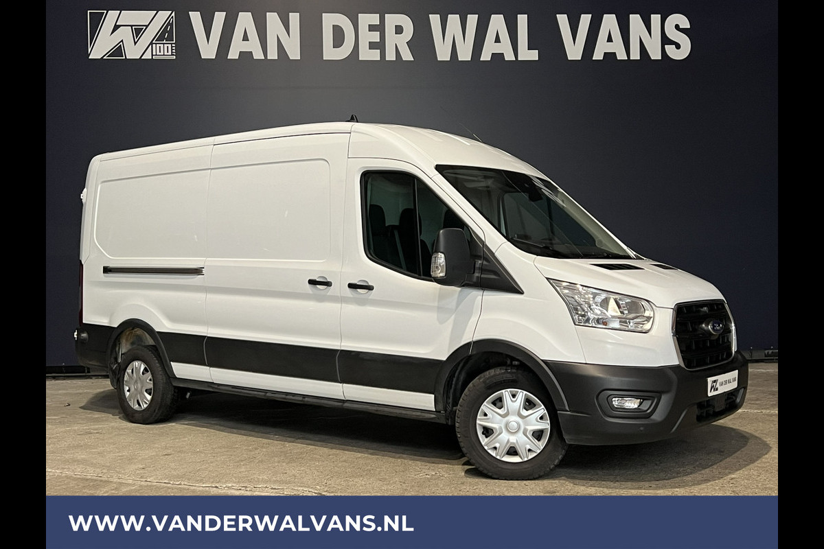 Ford Transit 2.0 TDCI 131pk L3H2 Euro6 Airco | Camera | Navigatie | LED | Cruisecontrol Apple Carplay, Parkeersensoren, verwarmde voorruit, Stoelverwarming, Bijrijdersbank