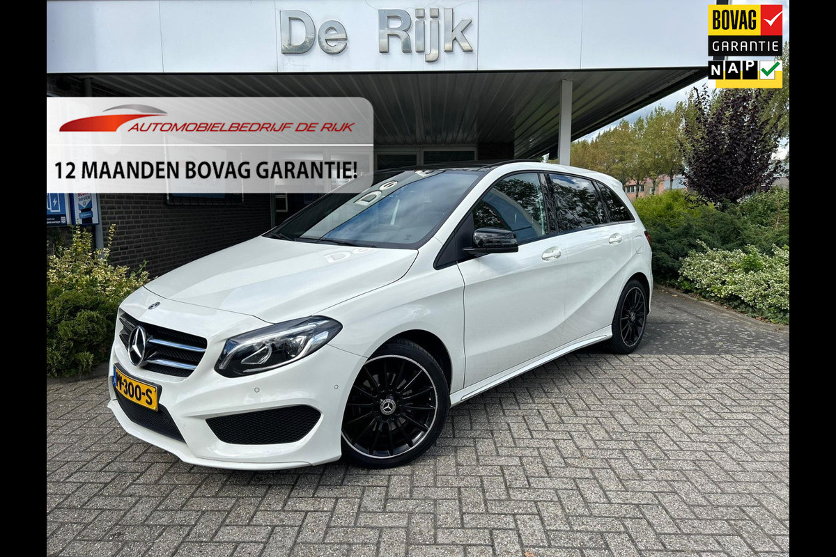 Mercedes-Benz B-Klasse 180 AMG Styling/Night Pakket | Schuifdak, Alcantara, 18'' LMV, Navi, Camera, Cruise, Sfeerverlichting | NAP