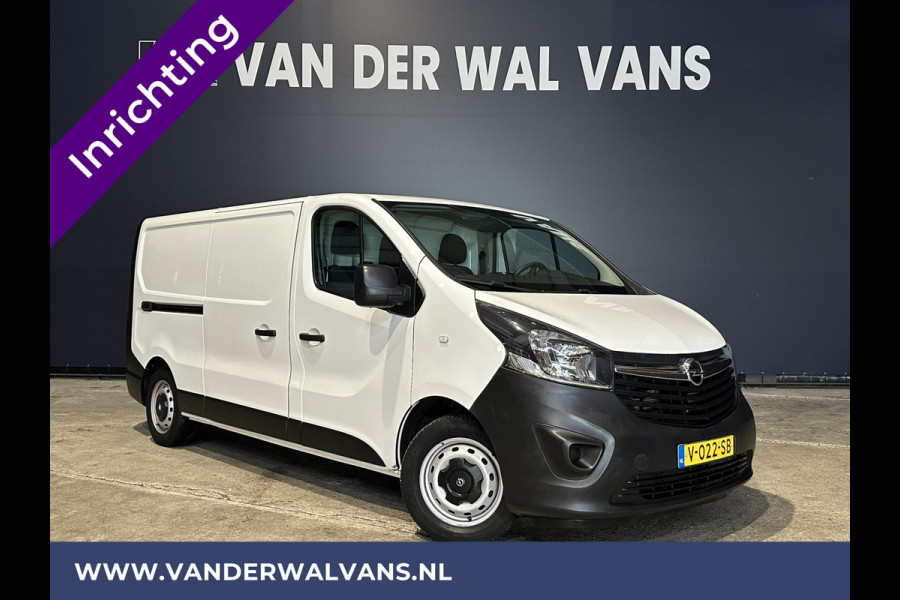 Opel Vivaro 1.6 CDTI 126pk L2H1 inrichting Euro6 Airco | LED | Cruisecontrol | Trekhaak Parkeersensoren, Bijrijdersbank