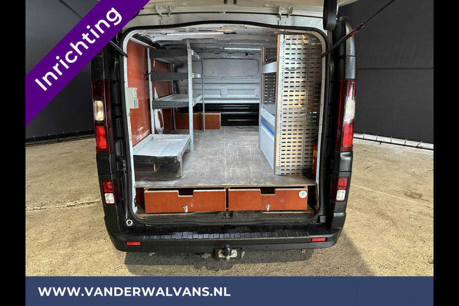 Opel Vivaro 1.6 CDTI 126pk L2H1 inrichting Euro6 Airco | LED | Cruisecontrol | Trekhaak Parkeersensoren, Bijrijdersbank