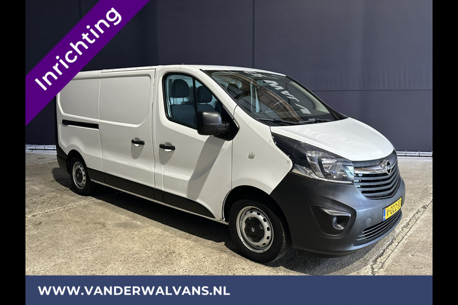 Opel Vivaro 1.6 CDTI 126pk L2H1 inrichting Euro6 Airco | LED | Cruisecontrol | Trekhaak Parkeersensoren, Bijrijdersbank