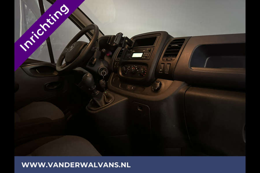 Opel Vivaro 1.6 CDTI 126pk L2H1 inrichting Euro6 Airco | LED | Cruisecontrol | Trekhaak Parkeersensoren, Bijrijdersbank