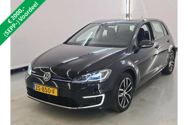 Volkswagen e-Golf e-Golf NL AUTO | SUBSIDIE | LEDER | VIRTUAL COCKPIT | STOELVERW |