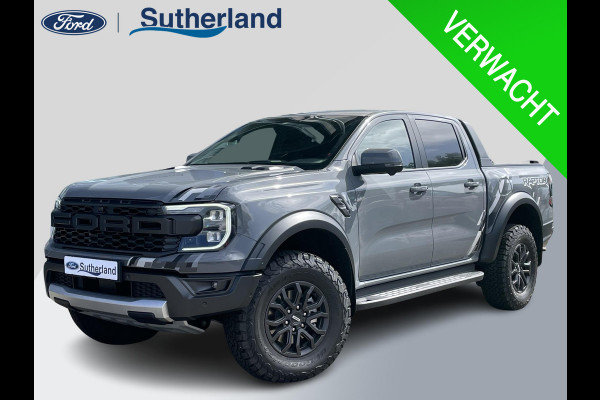 Ford Ranger 2.0 EcoBlue 210 pk Automaat | Rijklaar! | Conquer Grey Metallic | Raptor Pack   Nieuw Model | SYNC4 | 2.500kg Trekgewicht | Matrix LED Koplampen | Prijs incl. ombouwkosten Grijs Kenteken