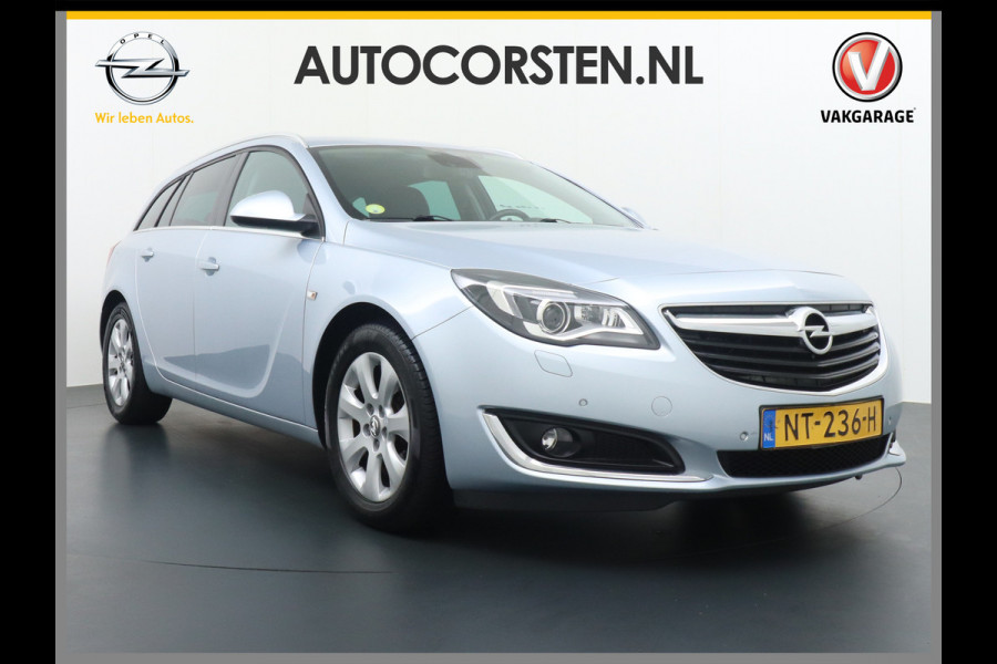 Opel Insignia Sports Tourer 1.6CDTI 136PK Leer Bi-Xenon Navi AGR-Comfort-st. EccBluetooth PDC v+a Cruise Control LMV Stuur en Stoel Verwarming EcoFLEX Business+ 1700kg trekvermogen! Orig.NLse auto 320NM Koppel Euro 6