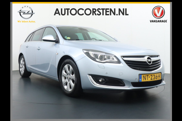 Opel Insignia Sports Tourer 1.6CDTI 136PK Leer Bi-Xenon Navi AGR-Comfort-st. EccBluetooth PDC v+a Cruise Control LMV Stuur en Stoel Verwarming EcoFLEX Business+ 1700kg trekvermogen! Orig.NLse auto 320NM Koppel Euro 6