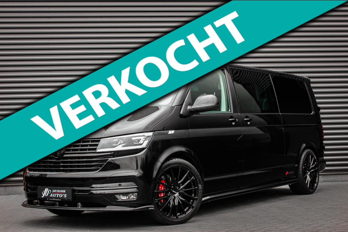 Volkswagen Transporter 2.0 TDI L2H1 150PK BULLI FULL BLACK / JB- EDITION / 2X SCHUIFDEUR / VERLAGINGSVEREN / DUBBEL CABINE / FULL