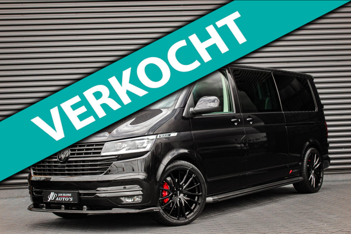 Volkswagen Transporter 2.0 TDI L2H1 150PK BULLI FULL BLACK / JB- EDITION / 2X SCHUIFDEUR / VERLAGINGSVEREN / DUBBEL CABINE / FULL