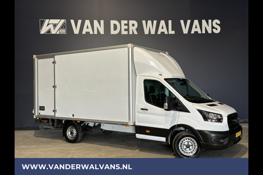 Ford Transit 2.0 TDCI 130pk Bakwagen Laadklep Zijdeur Euro6 924kg Laadvermogen Airco | lat om lat betimmering, bijrijdersbank