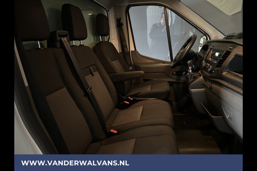 Ford Transit 2.0 TDCI 130pk Bakwagen Laadklep Zijdeur Euro6 924kg Laadvermogen Airco | lat om lat betimmering, bijrijdersbank