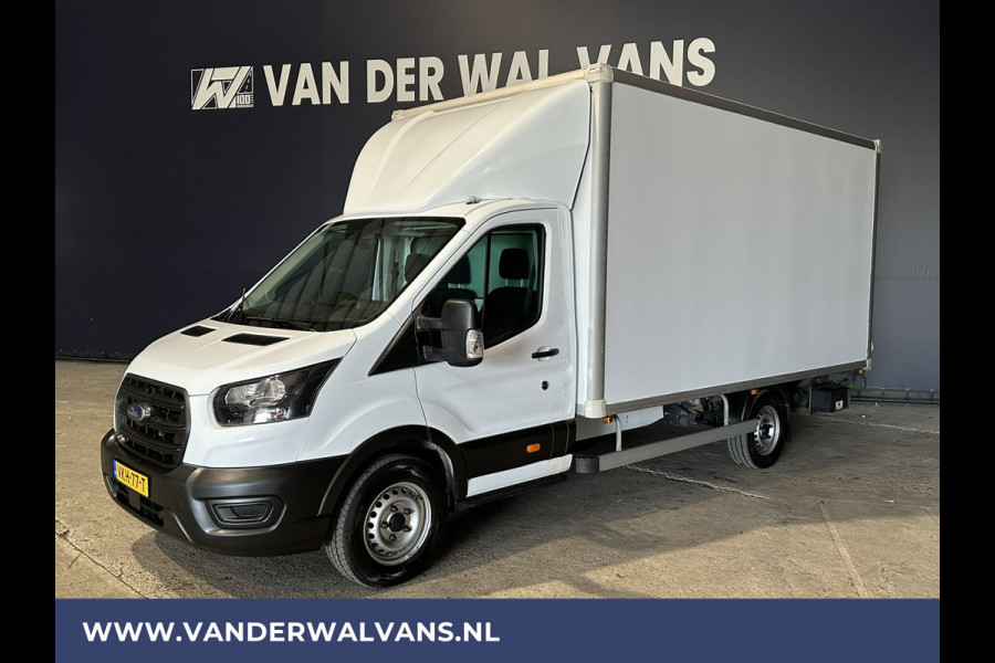 Ford Transit 2.0 TDCI 130pk Bakwagen Laadklep Zijdeur Euro6 924kg Laadvermogen Airco | lat om lat betimmering, bijrijdersbank