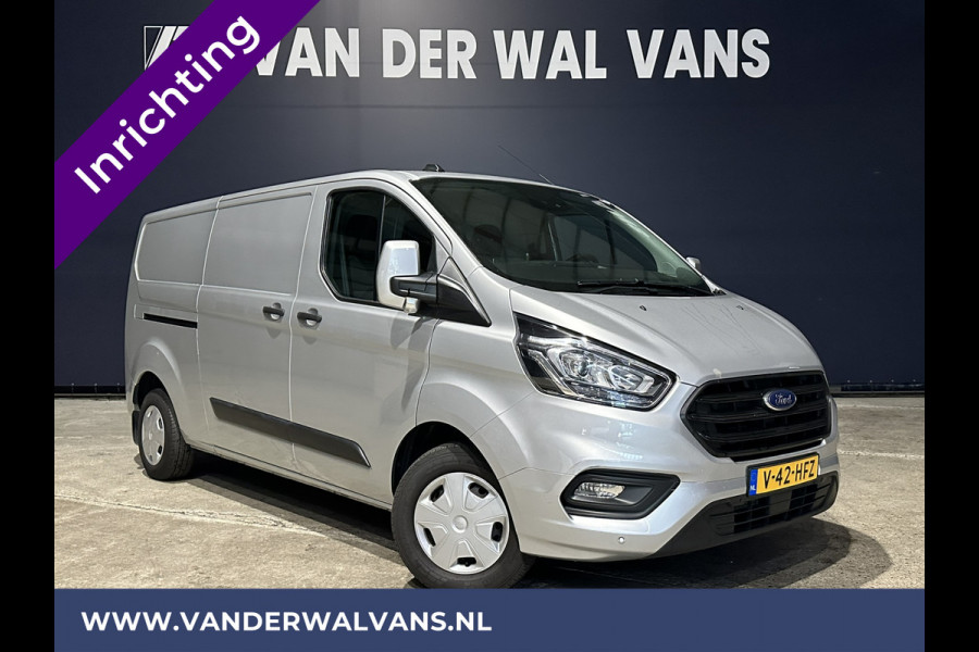 Ford Transit Custom 2.0 TDCI L2H1 inrichting Euro6 Airco | Camera | Navigatie | Apple Carplay | LED Cruisecontrol, Android Auto, verwarmde voorruit, Bijrijdersbank, Achterklep, 2800kg trekvermogen