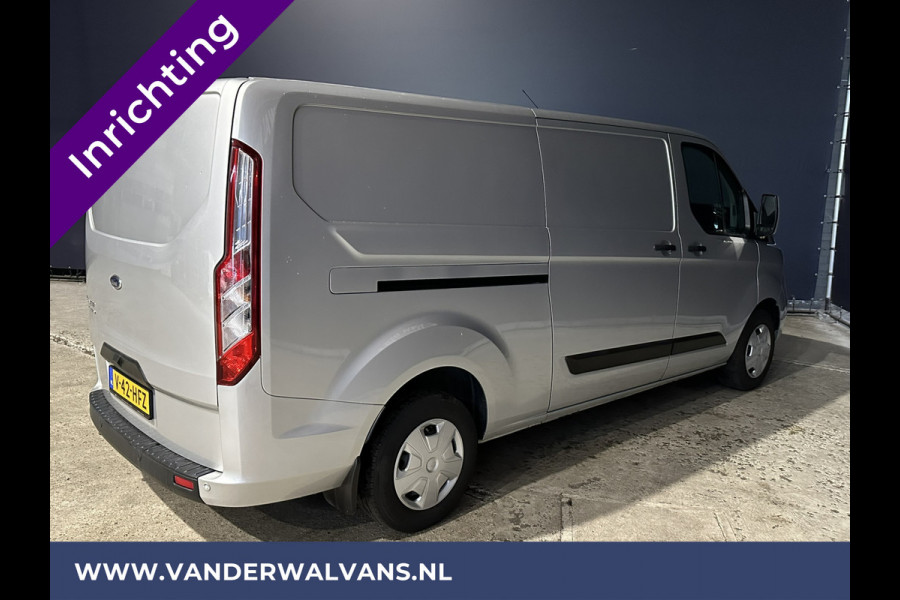 Ford Transit Custom 2.0 TDCI L2H1 inrichting Euro6 Airco | Camera | Navigatie | Apple Carplay | LED Cruisecontrol, Android Auto, verwarmde voorruit, Bijrijdersbank, Achterklep, 2800kg trekvermogen