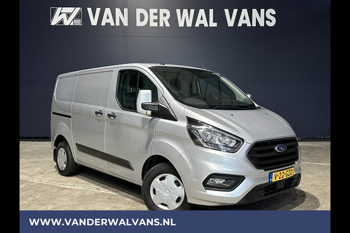 Ford Transit Custom 2.0 TDCI L1H1 Euro6 Airco | Navigatie | Cruisecontrol | Parkeersensoren | LED | Stoelverwarming Achterklep, Android Auto, 2500kg trekvermogen