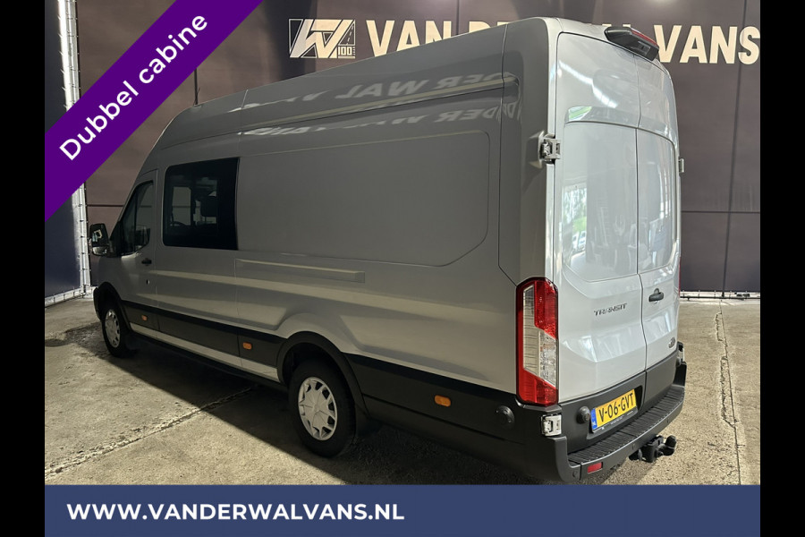 Ford Transit 2.0 TDCI 170pk L4H3 Dubbele Cabine Euro6 Airco | Camera | Apple Carplay | Android Auto | Trekhaak Cruisecontrol, Parkeersensoren, 5-Zits, Verwarmde voorruit