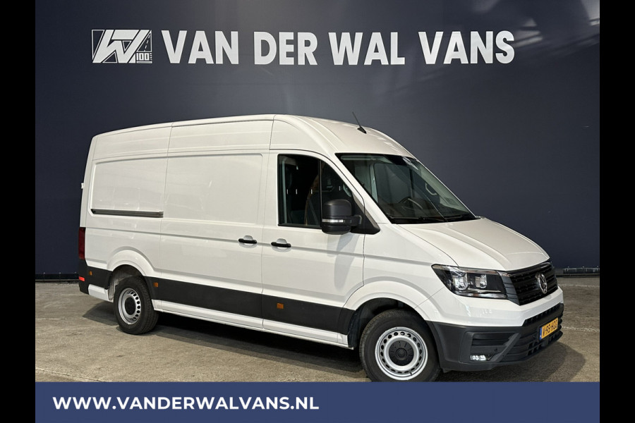 Volkswagen Crafter 2.0 TDI 141pk L3H3 L2H2 Euro6 Airco | Navigatie | 3000kg Trekhaak | Apple Carplay Android Auto, Cruisecontrol, Parkeersensoren, Bijrijdersbank