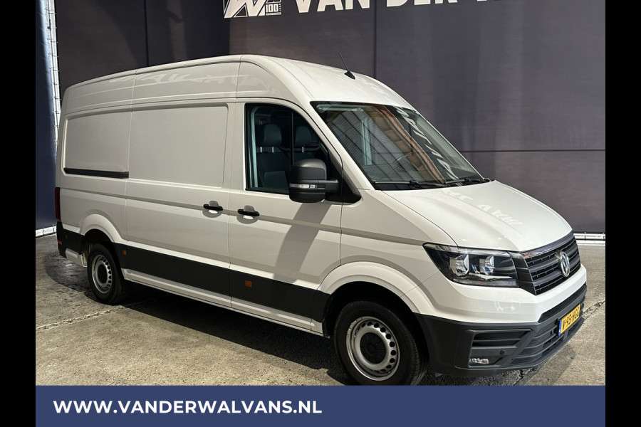 Volkswagen Crafter 2.0 TDI 141pk L3H3 L2H2 Euro6 Airco | Navigatie | 3000kg Trekhaak | Apple Carplay Android Auto, Cruisecontrol, Parkeersensoren, Bijrijdersbank