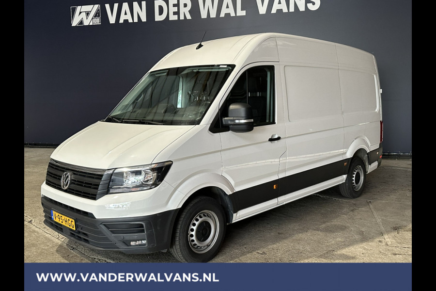 Volkswagen Crafter 2.0 TDI 141pk L3H3 L2H2 Euro6 Airco | Navigatie | 3000kg Trekhaak | Apple Carplay Android Auto, Cruisecontrol, Parkeersensoren, Bijrijdersbank