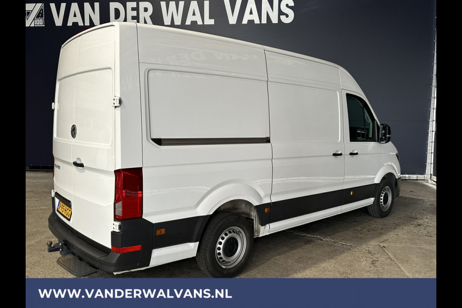 Volkswagen Crafter 2.0 TDI 141pk L3H3 L2H2 Euro6 Airco | Navigatie | 3000kg Trekhaak | Apple Carplay Android Auto, Cruisecontrol, Parkeersensoren, Bijrijdersbank