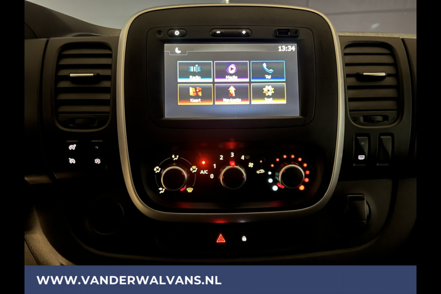 Renault Trafic 2.0 dCi 120pk L2H1 Euro6 Airco | Navigatie | Imperiaal | Trekhaak | Cruisecontrol | LED Parkeersensoren, Bijrijdersbank