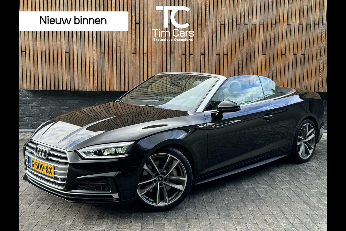 Audi A5 Cabriolet 45 TFSI quattro S Line Automaat | Digitaal dashboard | Stoel en nekverwarming | Winscherm | LED verlichting | 19 inch