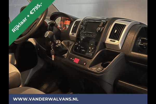 Fiat Ducato 2.3 MultiJet 150pk Kipper Pick up Open laadbak dubbele cabine Euro6 RIJKLAAR Airco | 7 Zits | 3000kg Trekhaak | Navigatie, Cruisecontrol, Sidebars