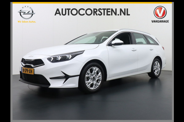 Kia Ceed Sportswagon T120PK Autom7. MHEV Apple Carplay Android Auto Camera Navi Mirror-link LED Dual-Ecc DAB PDC Regen-Lichtsensor Led LMVCruise Cont Premium-HiFi WiFi-vb. Multimedia Lane-assist Elec.ramen en Spiegels Mild Hybrid Voorruit aut defrost  7-versnellingen dct Bu-spieg verst/verwb ESC Facelift Model Orig.NL auto 32.000 nieuw